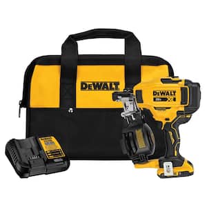 20V MAX Lithium-Ion 15-Degree Cordless Roofing Nailer Kit with 2.0Ah Battery Charger and Bag