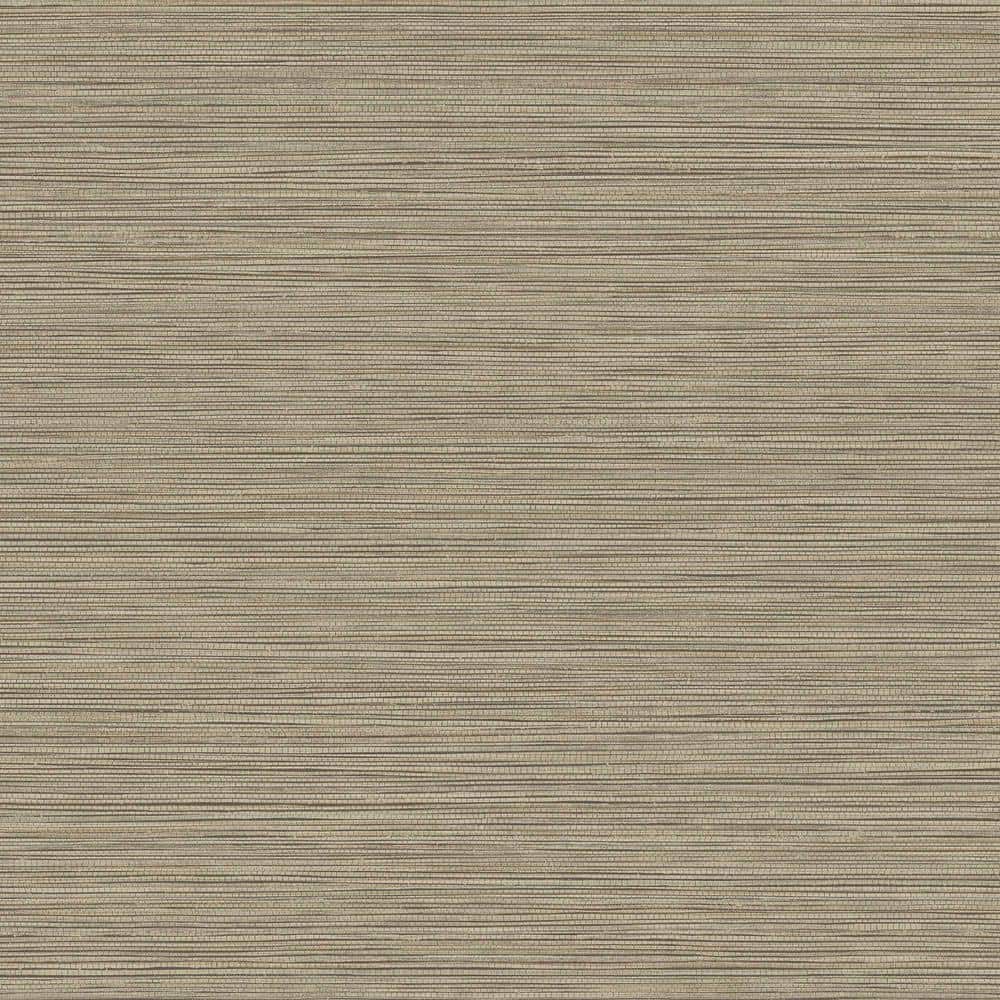 Warm Stone 3D Embossed Grasscloth Vinyl Wallpaper