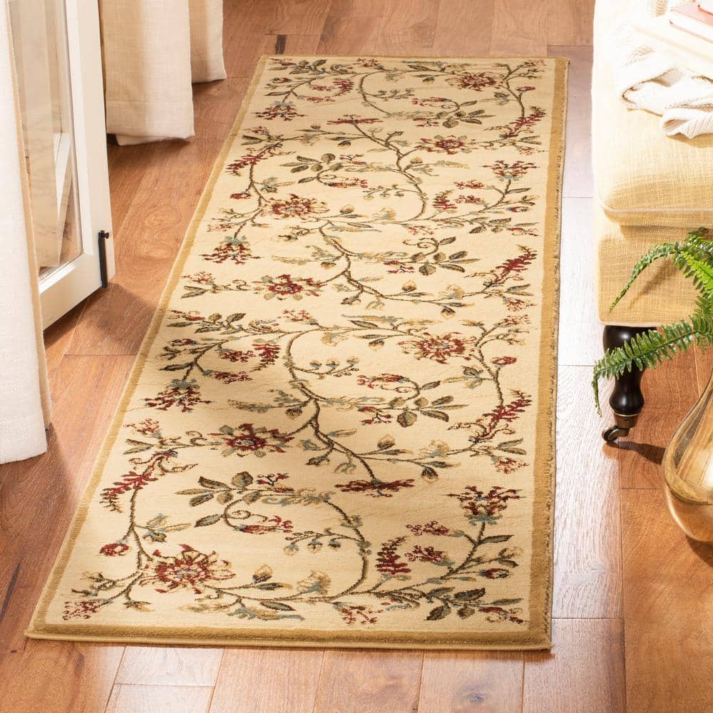 Lyndhurst 2 ft. x 10 ft. Ivory/Multi Border Floral Runner Rug price history on PriceWatchPro