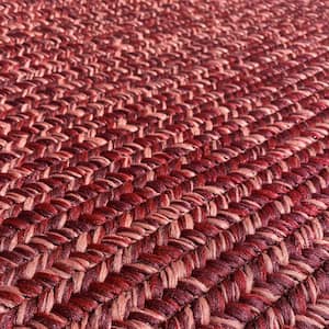 Crestwood Tweed Autumn Red 35 in. x 54 in. Polypropylene Door Mat