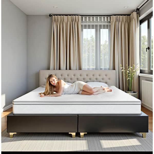 Queen Medium to Firm Memory Foam 12 in. Bed-in-a-Box Mattress
