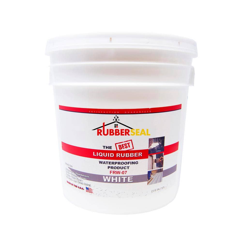 Rubberseal 2 Gal. White Liquid Rubber 10005029 - The Home Depot