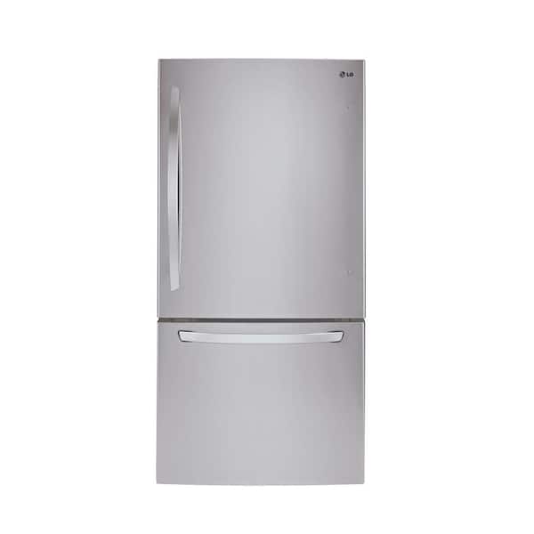 LG 24 cu. ft. Bottom Freezer Refrigerator in Stainless Steel