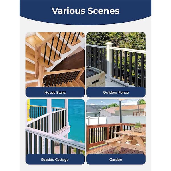 Aluminum Stair Balusters 51 Pack Bikykose 32 Aluminum Stair Balusters