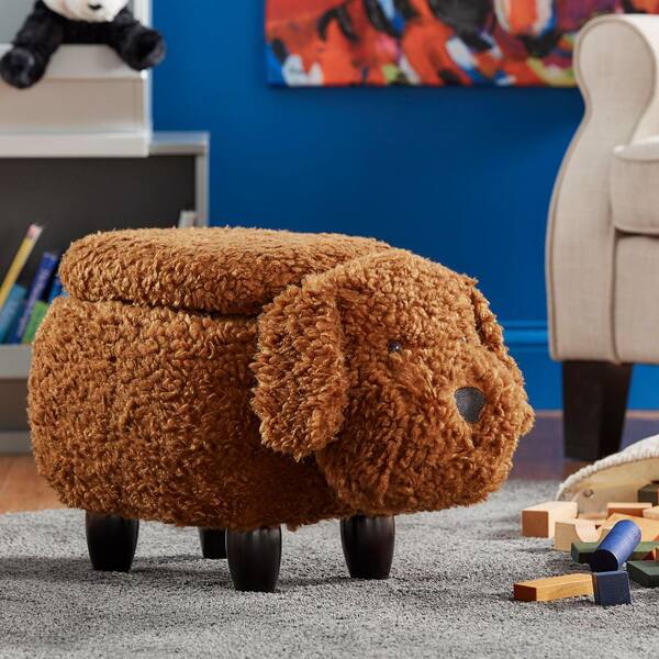 Ottoman with hotsell dog bed