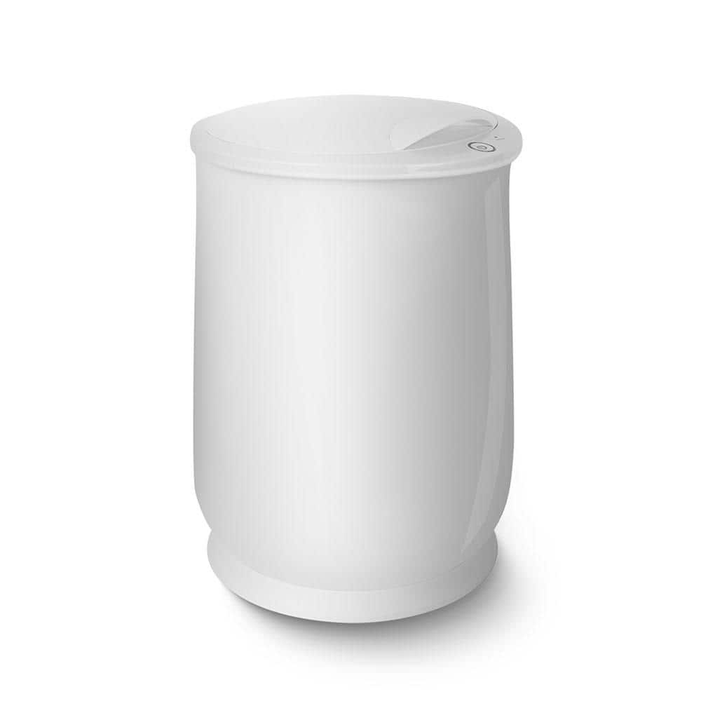 Single Electric Plug-in Towel Warmer in White for Bathroom, Fits Up to 2-Ov