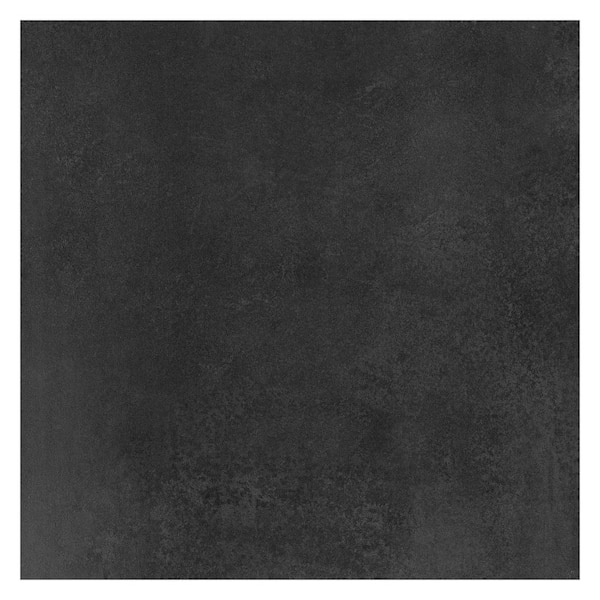 Giorbello Melange Italian Porcelain Floor and Wall Tile 24"x 24" Black-Bulk Value (80 Sq. Ft.)