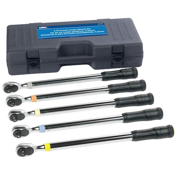 Bosch 1/2 in. Drive Preset Torque Wrench Set (5Piece) OTC5776 The