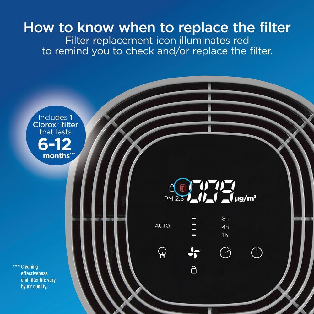 Medium White HEPA Air Purifier Replacement Filter