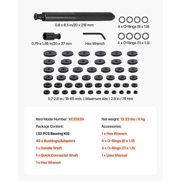 Kit Albero ASSE Posteriore 24 Pollici, Mozzi Antiurto in Metallo, Supporti di Fissaggio, Set Flange per Quad Drift Trike ATV Kit di Montaggio ASSE Posteriore ATV Go