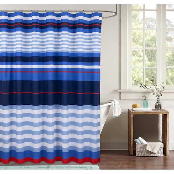 Red Shower Curtain Schs01, Harbor House Shower Curtain