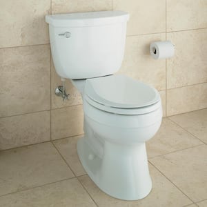 Cachet Round Antimicrobial, Soft Close Front Toilet Seat in White