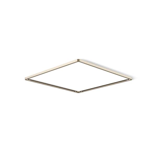 KOHLER Real Rain Overhead Panel Trim in Vibrant Brushed Bronze