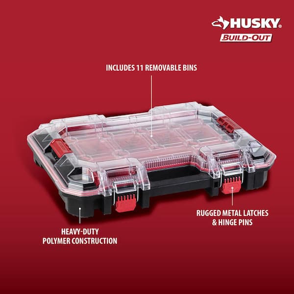Husky - Build-Out 22 in. Modular Tool Storage Deep Organizer