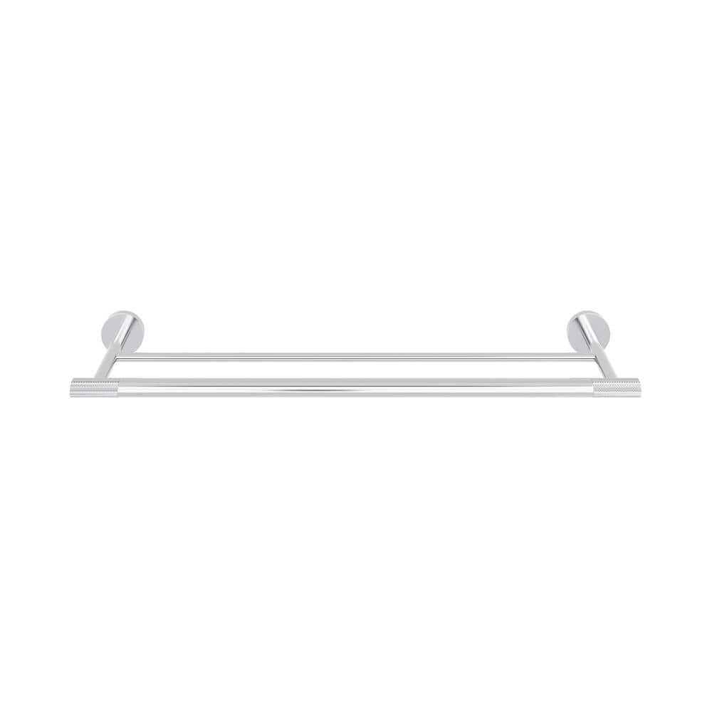 Avallon 7.5 in. L x 24 in. W x 2 in. H Double Towel Bar in Chrome price history on PriceWatchPro