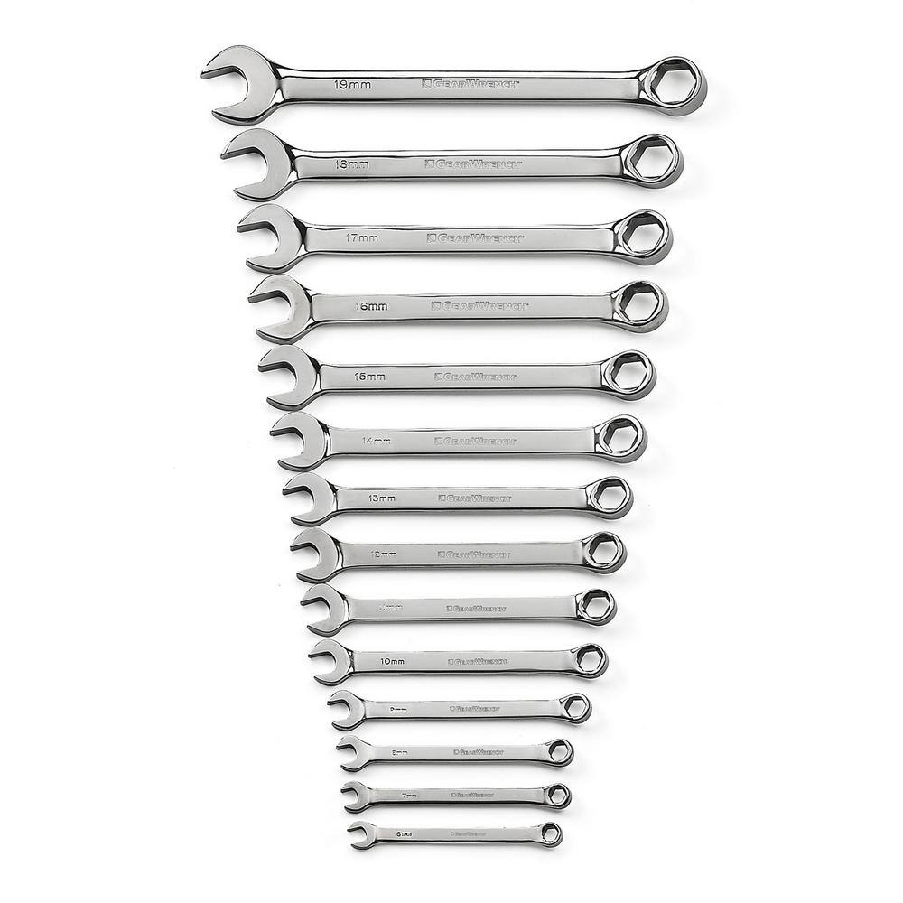 GEARWRENCH 6Point Metric Combination Wrench Set (14Piece) 81925 The