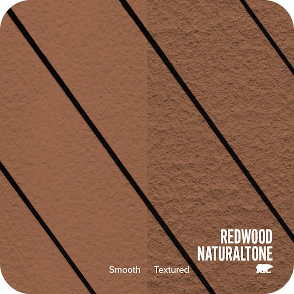 1 gal. #SC-122 Redwood Naturaltone Smooth Solid Color Exterior Wood and Concrete Coating