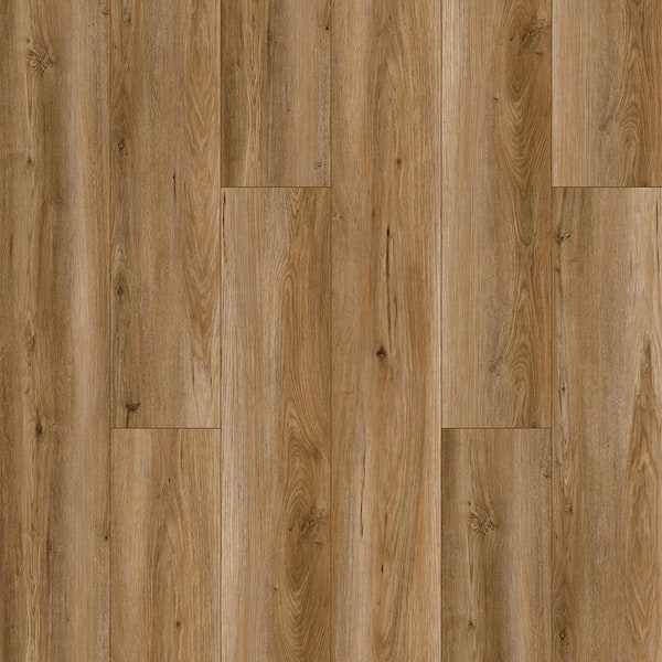 SELKIRK FLOORS Take Home Sample - 28 MIL x 9 in. W x 4 in. L Engaging Peoria Waterproof Click Lock Luxury Vinyl Plank Flooring