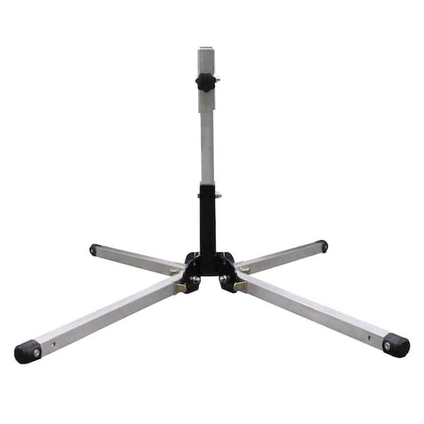 Compact Springless Sign Stand for Work Zone Roll-Up Signs