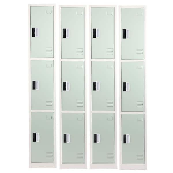 AdirOffice 4-Tier Steel Commercial Storage Locker with Digital ...