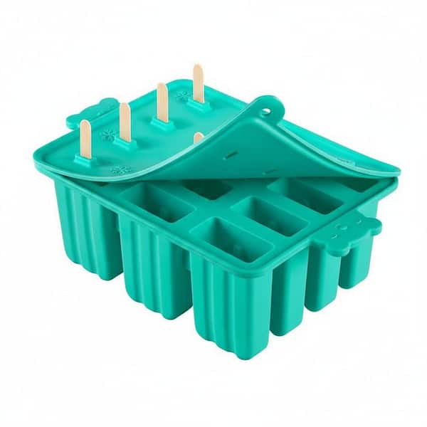 Silicone Popsicle Maker with 12 Cavities, BPA-Free Food Grade Ice Pop Mold for Kids, Easy Cleanup, 1 Pack