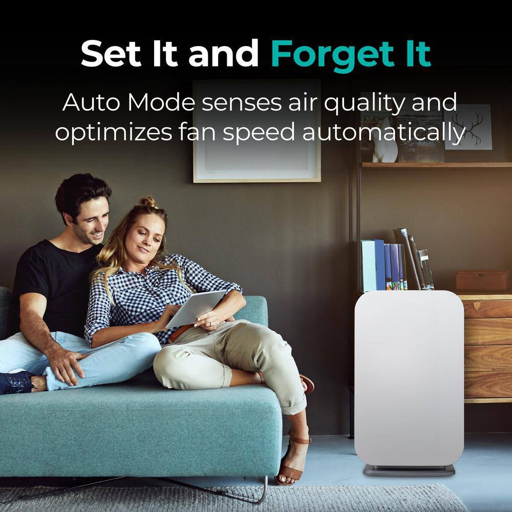Alen BreatheSmart 45i White HEPA Air Purifier for Large Rooms