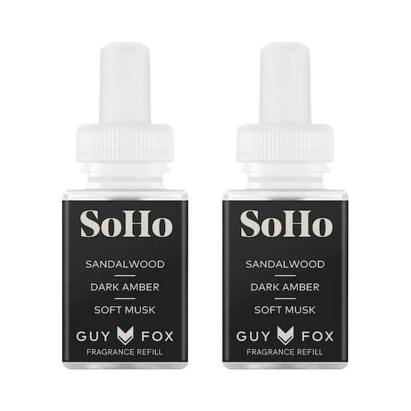 Pura Guy Fox - Soho - Fragrance Refill - Smart Vial - Dual Pack for Pura Smart Fragrance Diffusers
