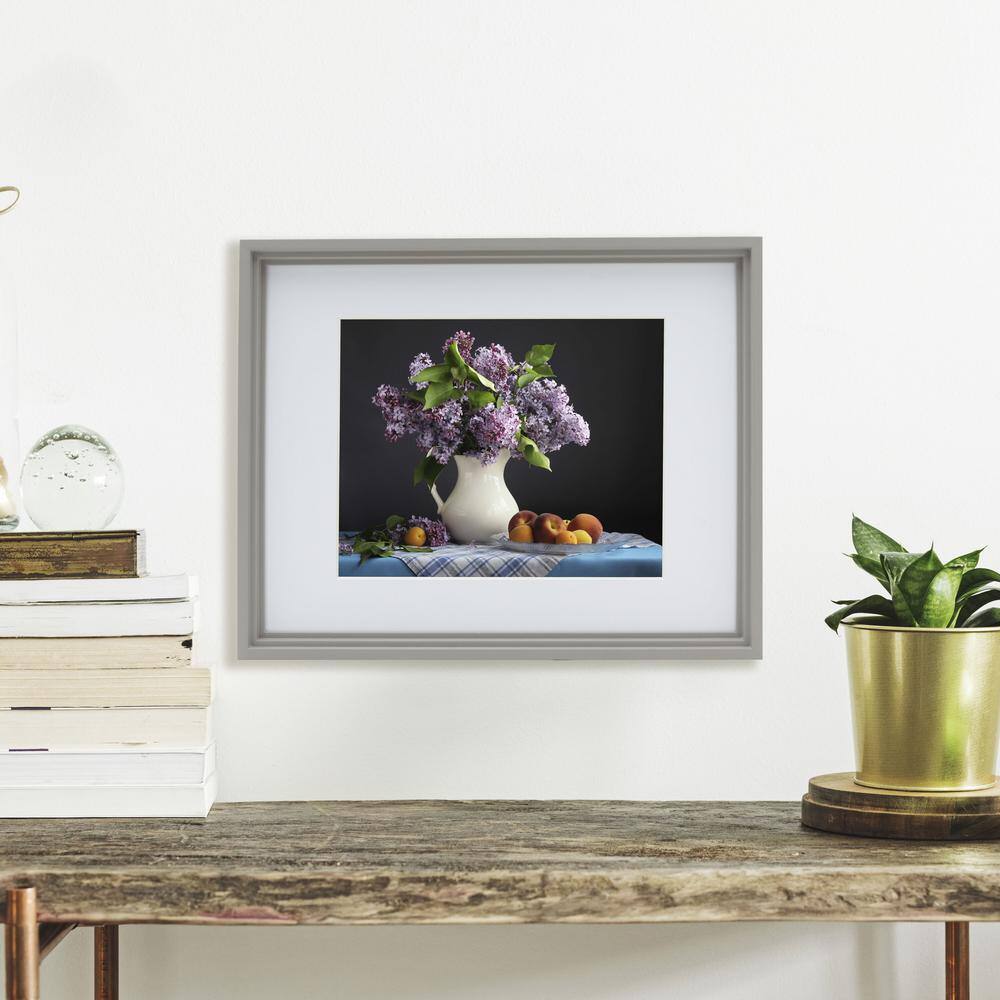 Gray Matte Aluminum Wall Mount Poster Frame