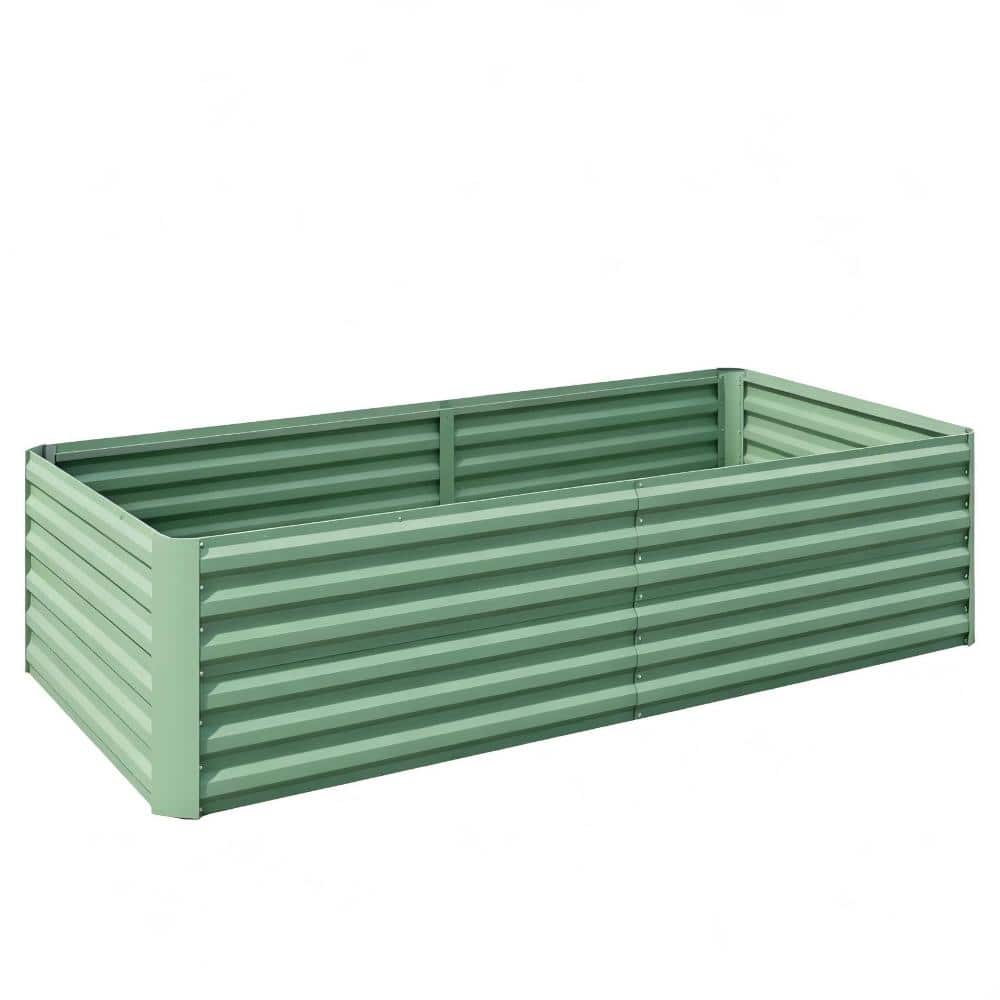 Rust-Resistant Galvanized Raised Garden Bed Durable Metal Planter Box with Enhanced Drainage 180x90x60cm Green 1pk price history on PriceWatchPro