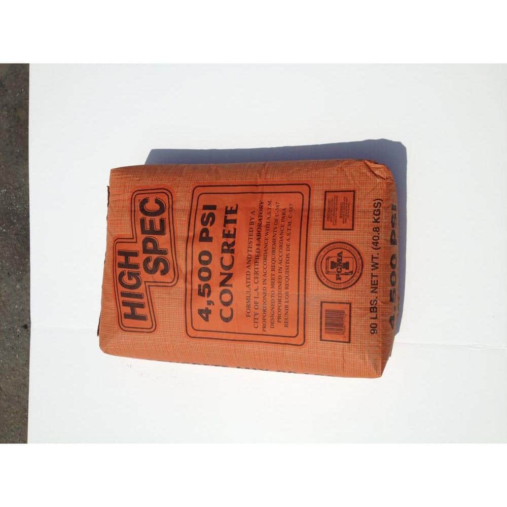 90 lb. High Spec 4500 Concrete Mix 11A - The Home Depot