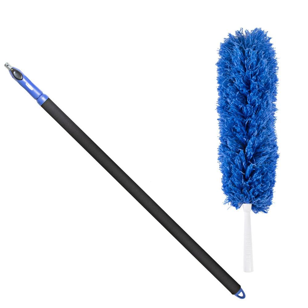1pc Hand Washable Microfiber Duster - Extendable Pole And