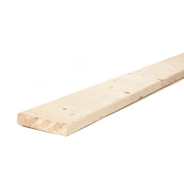 Unbranded 2 in. x 6 in. x 117 in. SPF #2 Standard Grade Dimensional Lumber