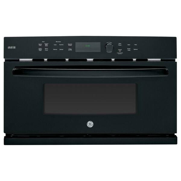 GE Profile Advantium 30 in. Single Electric Wall Oven with Speed Cook and Convection in Black
