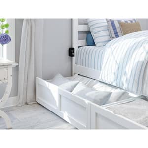White Twin/Full Bed Drawer (Set of 2)