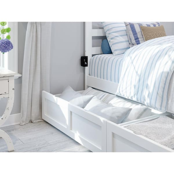 AFI White Twin/Full Bed Drawer (Set of 2)