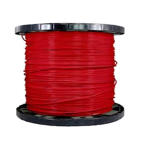2,500 ft. 12 Guage Red Solid CU THHN Wire
