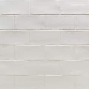 Catalina White 3 in. x 6 in. Polished Ceramic Subway Wall Tile (5.38 sq. ft./case)