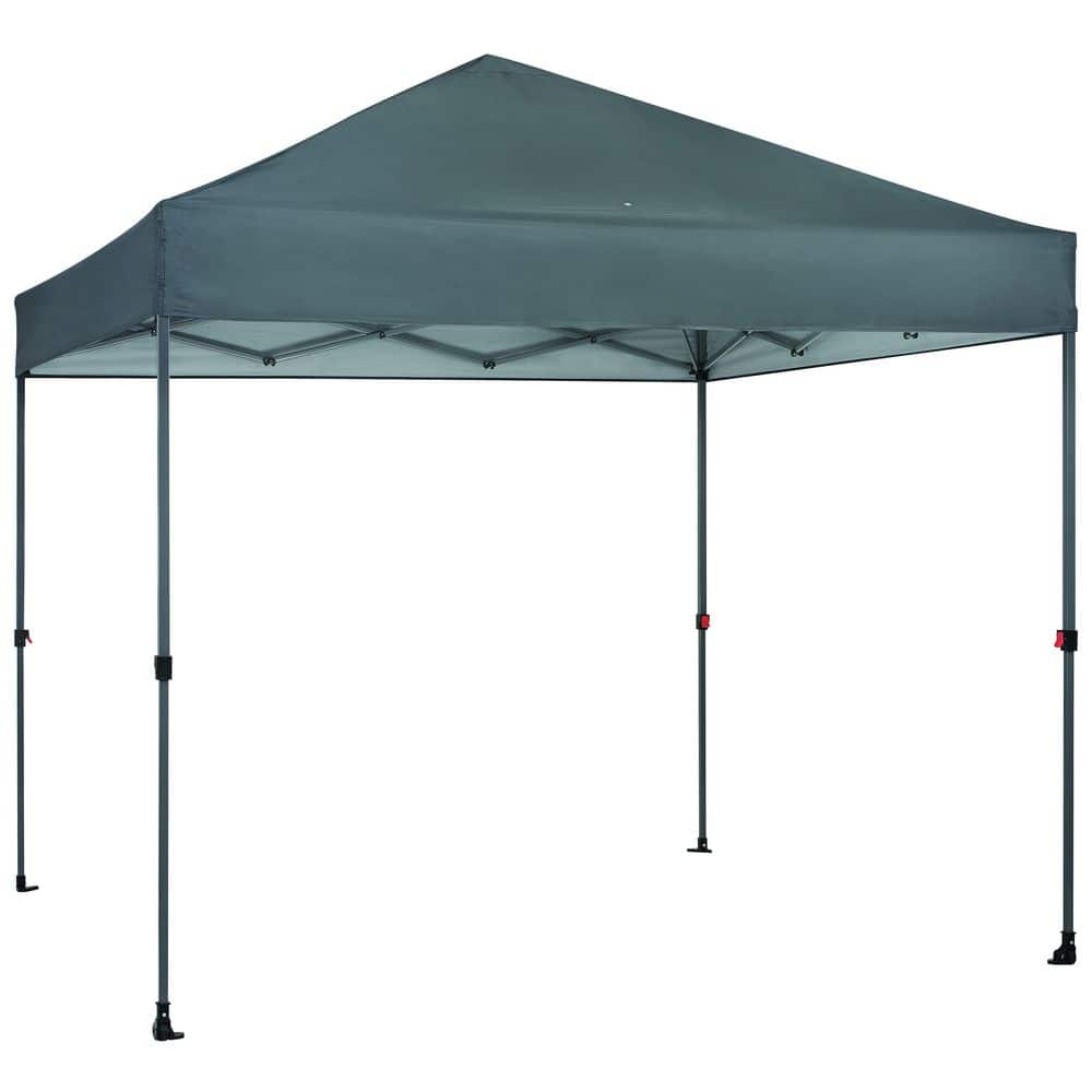 よっぴー Everbilt 8 ft. X 8 ft. Grey Straight Leg Instant Canopy Pop Up