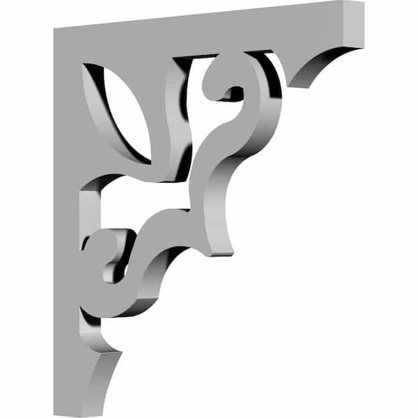 Ekena Millwork 3/4 in. x 11 in. x 11 in. Polyurethane Height Southampton Bracket