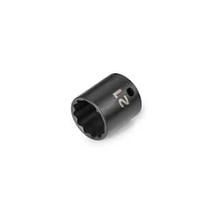 3/8 in. Drive x 21 mm 12-Point Impact Socket