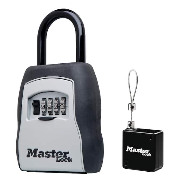Key Lock Box Wall Mount Outdoor Safe Lockbox Real Estate Combination Master Lock 