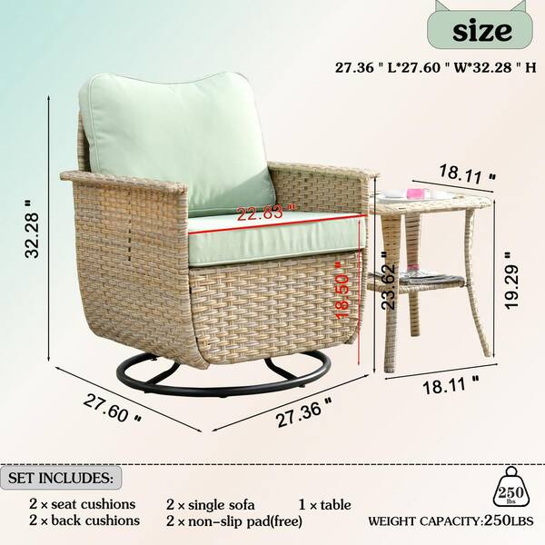 WAKE × Setinn Tour Porch 3P Set WAKE × Setinn Tour Porch 3P Set Amazon.com : ZZW 3-Seat