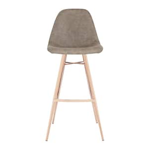 Mathison 42.5 in. Taupe Bar Stool