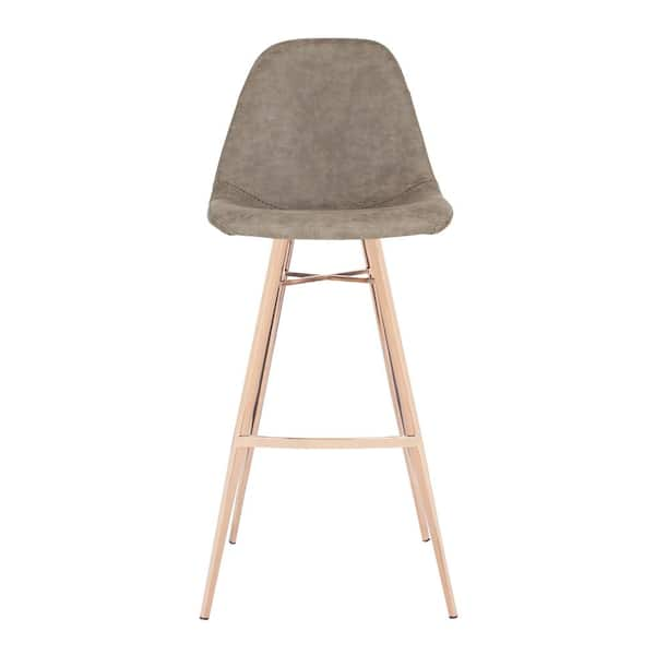 SAFAVIEH Mathison 42.5 in. Taupe Bar Stool