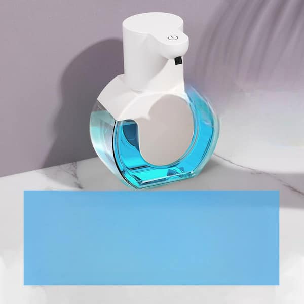 White Automatic Foaming Soap Dispenser Lotion Dispenser Touchless Wall Mounted 2 Pack 420 ML for Kitchen Bathroom