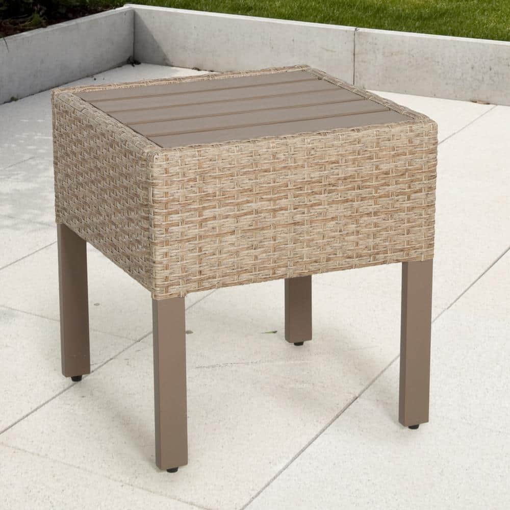 TK CLASSICS Maui Metal Outdoor Side Table