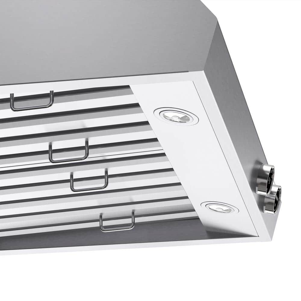 30-Inch Stainless Steel Under Cabinet Range Hood with LED Lights