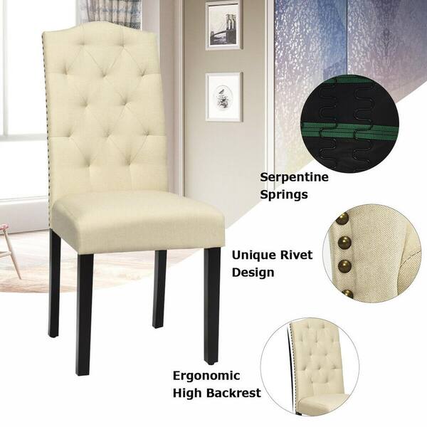 High back discount parsons dining chairs