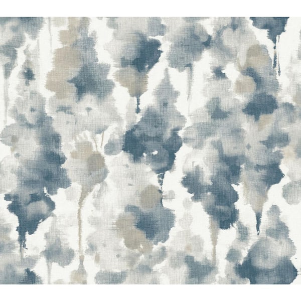 Blue Mirage Navy Peel and Stick Wallpaper