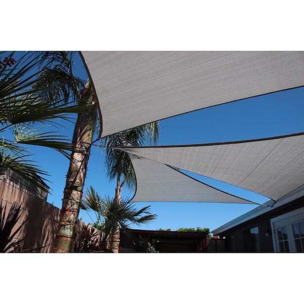 190 GSM  Equilateral Triangle Sun Shade Sail Screen Canopy, Outdoor Patio and Pergola Cover